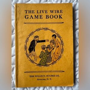 Vintage 1930 The Live Wire Game Book – Icebreaker/Team-Building/Party activity